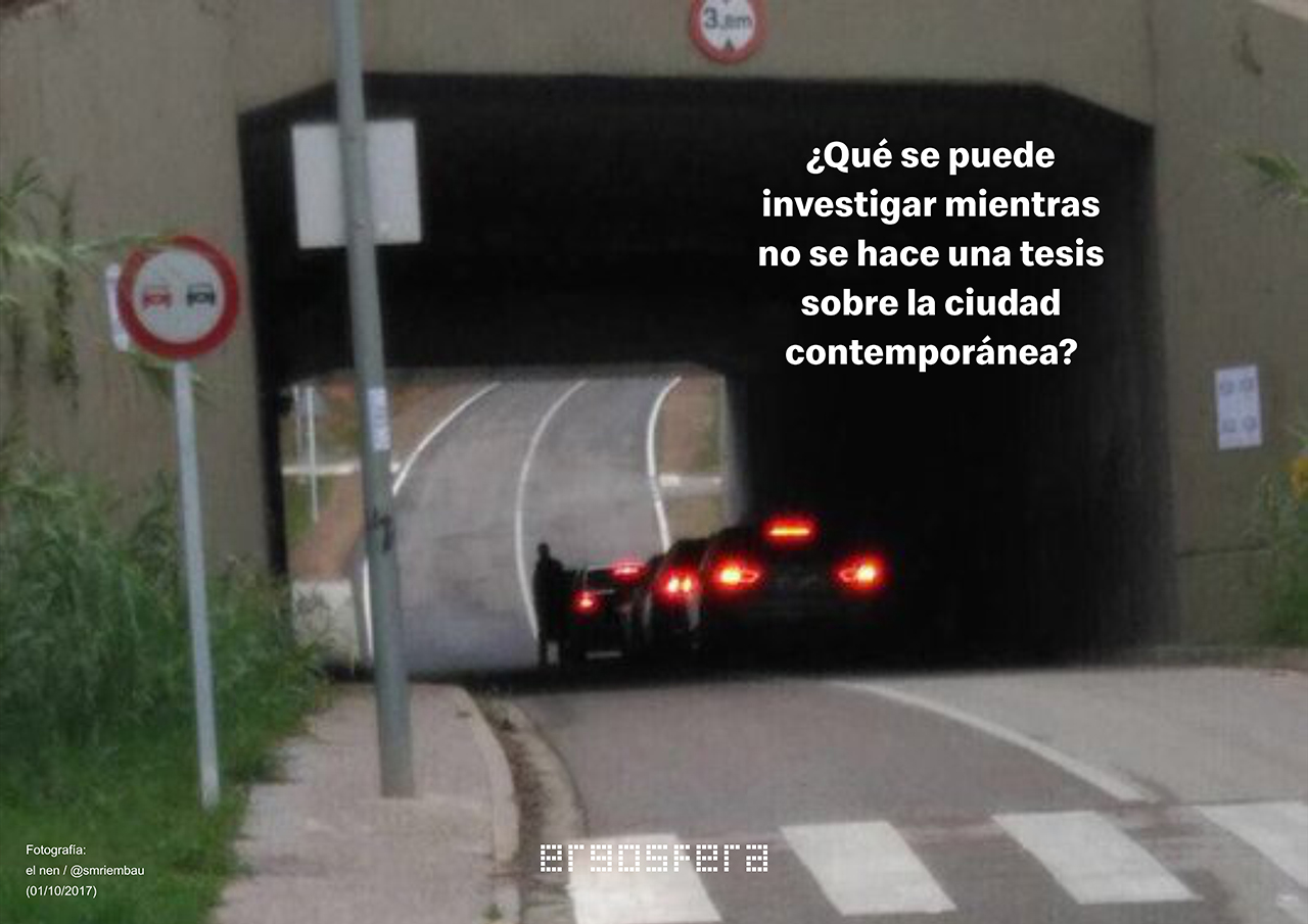 ¿Qué se puede investigar mientras no se hace una tesis sobre la ciudad contemporánea?