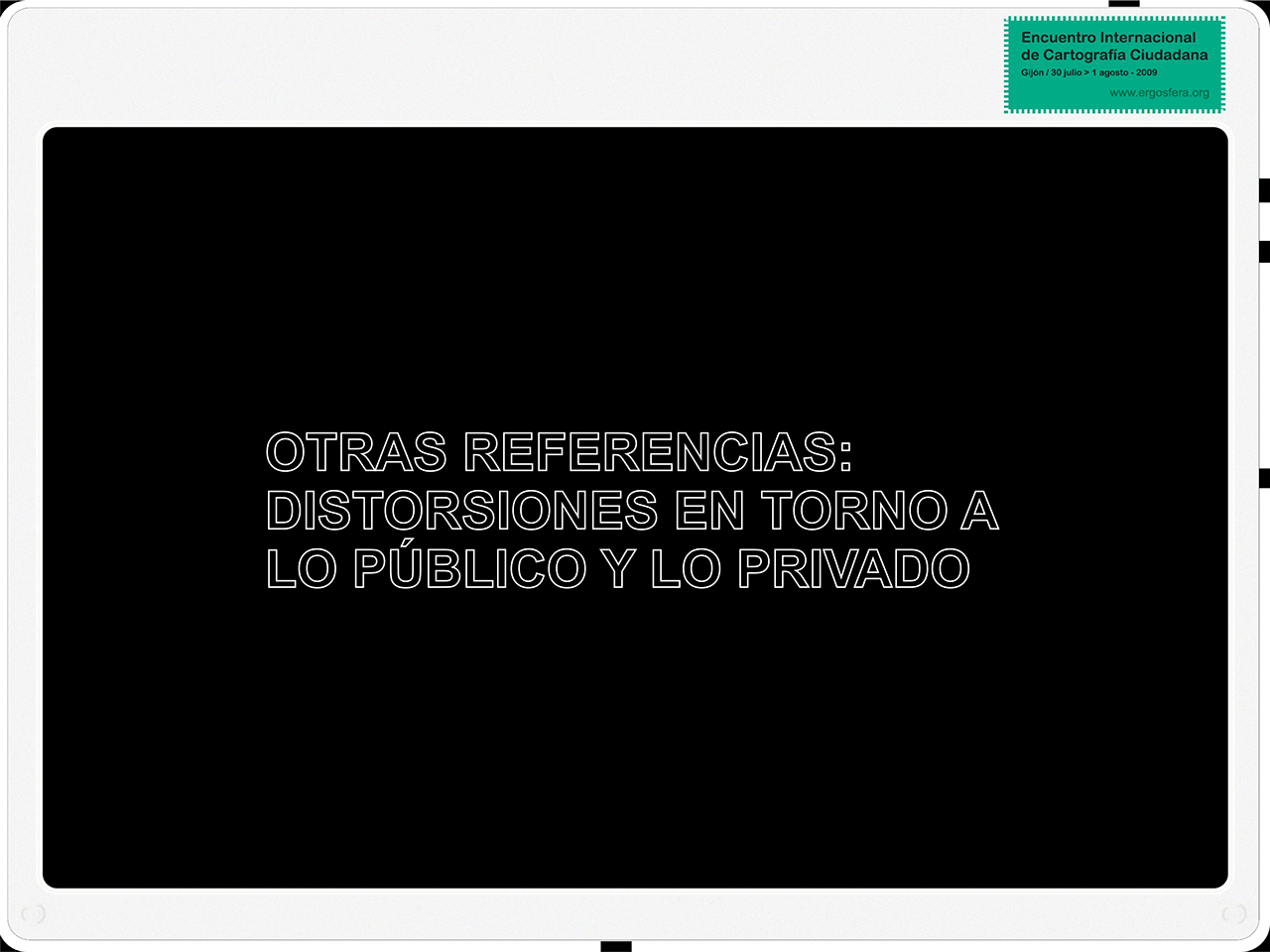 Otras referencias: distorsiones en torno a lo público y lo privado